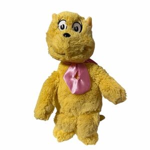 Universal Studios Dr Seuss What Pet Should I Get Cat Plush Yellow Stuffed Animal